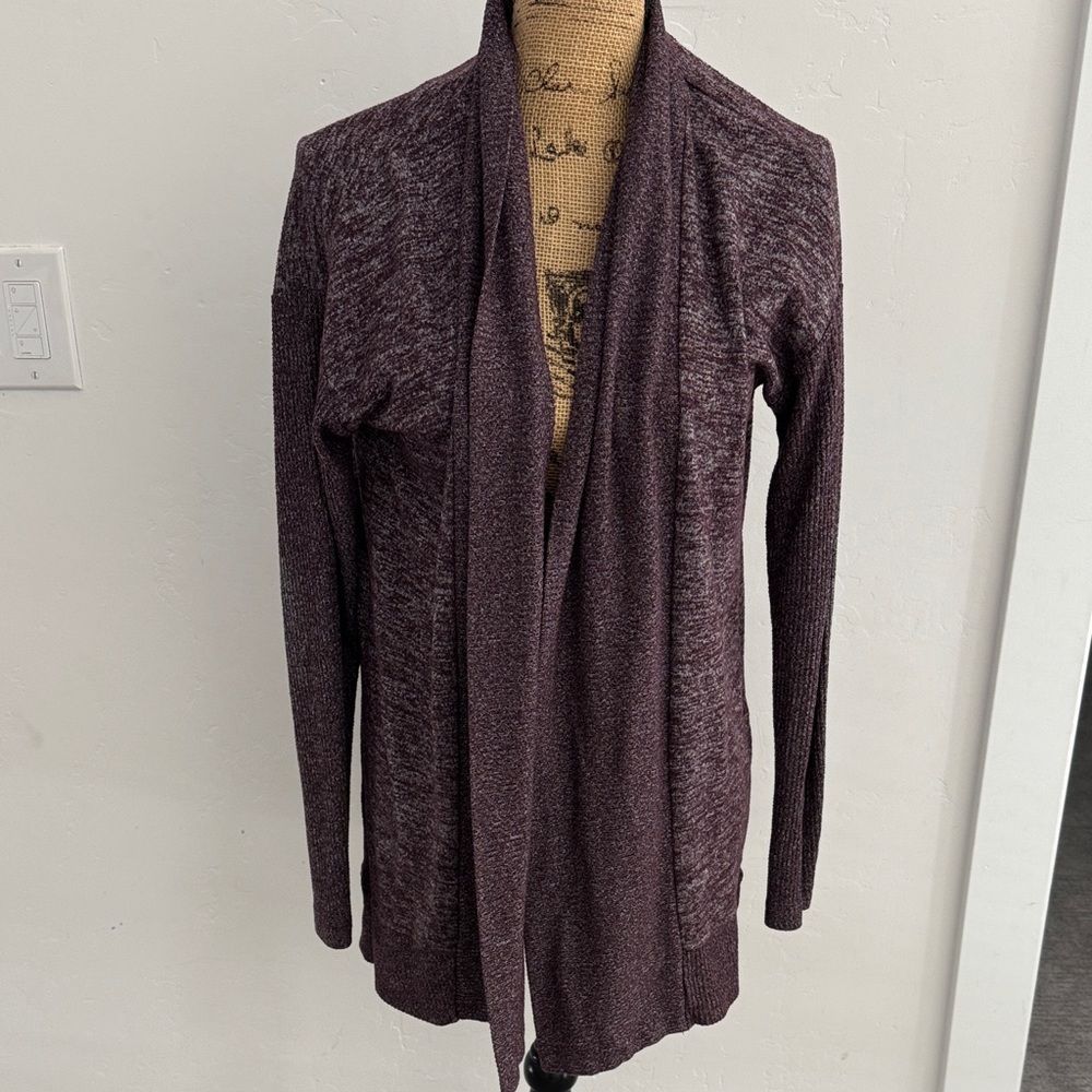 Gap Women's Maroon Open-Front Cardigan Sz Small